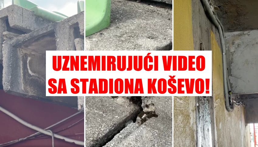 OVAKO VIŠE NE MOŽE: Stadion Koševo u raspadanju, načelnik Mandić šuti i ništa ne radi!